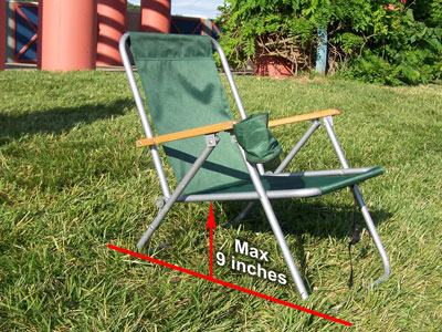 Aluminum Lawn Chairs on Cannot Be Frozen  Lawn Chairs  See Below