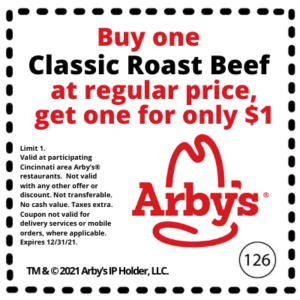 Arby's BOGO Coupon