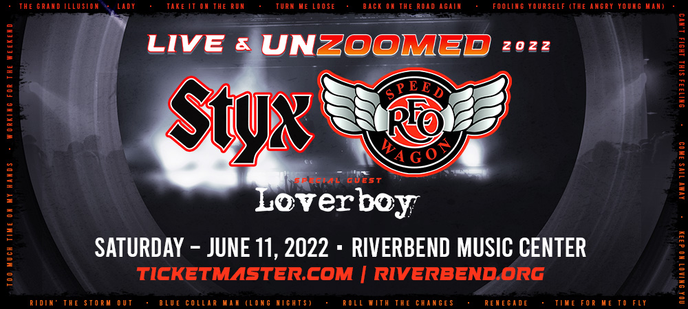 Styx and REO Speedwagon at Riverbend Music Center on Saturday, June 11, 2022